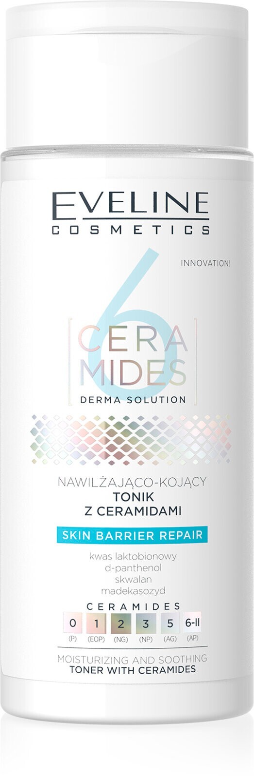 Eveline 6 Ceramides Moisturizing & Soothing Face Toner with Ceramides 150ml