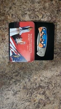 Commemorative Columbia STS-107 Crew Folding Knife in Collectors Tin 