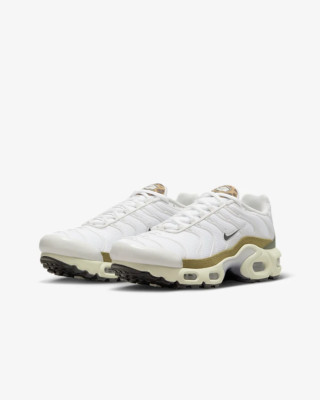 Kinder Nike Air Max Plus GS Turnschuhe DX9283 100 weiß/grün Größe UK 4_6 EU 36,5_39