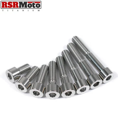 RSR MOTO M8 Titanium Ti Cap Socket Allen Bolts Screws 15 20 25 30 35 40 45 50 Grade 5