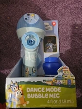 BLUEY Dance Mode Bubble Machine and Toy Microphone  New in Box