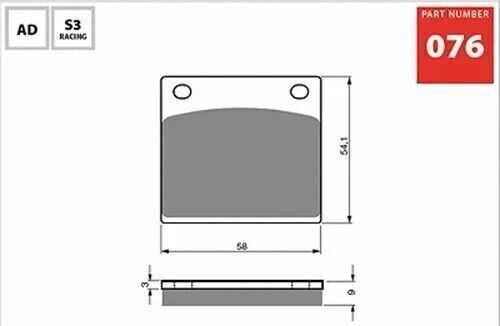 Pastillas de freno GOLDfren 076AD / FA36 Foto 2 de 3