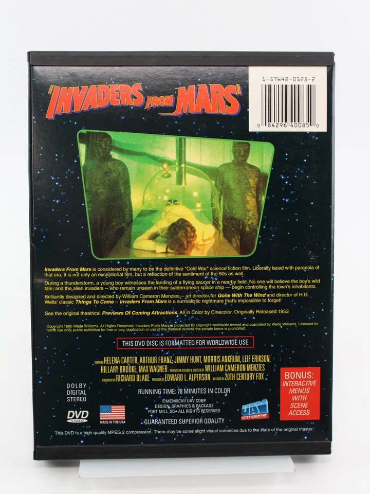 Invaders From Mars DVD (1953) DVD - Snap Case - Rare Out Of Print (OOP) - Image 2 of 4