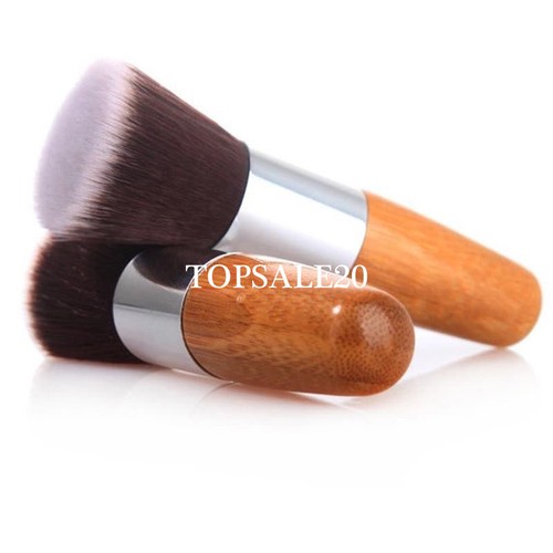 Bamboo Makeup Flat Top Kabuki Brush Multipurpose Powder Buffing Foundation Brush - Picture 5 of 5