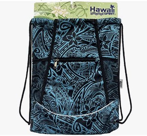 beach drawstring backpack