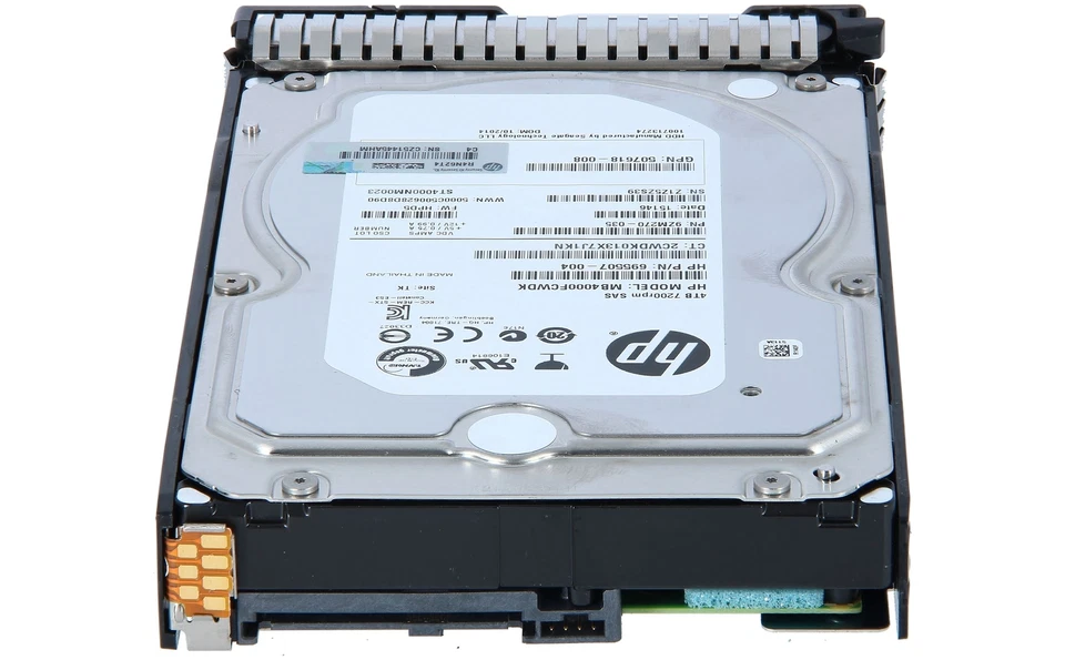 HP - 695510-B21 - HP 4TB 6G SAS 7.2K rpm LFF (3.5-inch) SC Midline Hard Drive - Bild 3 von 3
