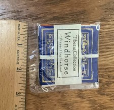 Tibetan Windhorse Prayer Flag Garland Handmade In Nepal 2.5&rdquo; X 2.5&rdquo;