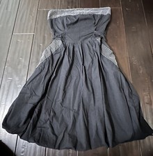 Speechless Strapless Waist Tie Dress Juniors Size 5 Black