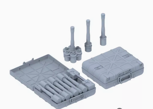 1: 35 World War II Model modification of German M24 grenade group Resin model - Picture 2 of 5
