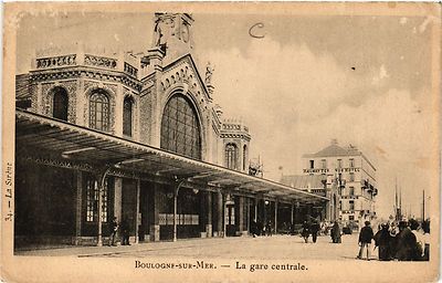 CPA AK La Sirene BOULOGNE-sur-MER la Gare Centrale (406234)