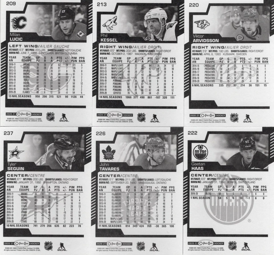 2020-21 O-PEE-CHEE SINGLES  #202--#400   ***YOU PICK*** - Image 2 of 2