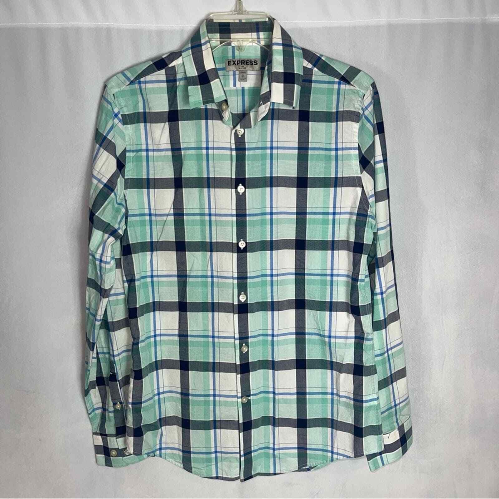 Express Fitted Button Down Shirt - image 1