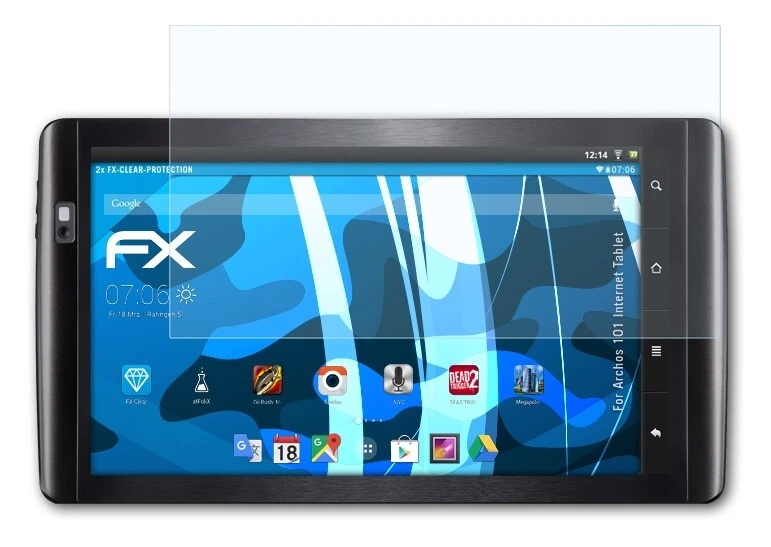 atFoliX 2x Pellicola Protettiva per Archos 101 Internet Tablet chiaro - Immagine 3 di 4