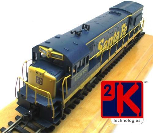 Athearn U33C (6308) Santa Fe neuwertig mit Fahrerhausleuchte HO Stärke 23 | Zustand: Used