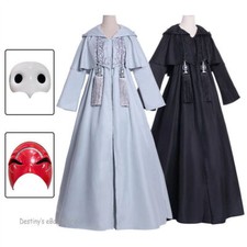 Final Fantasy XIV FF14 Emet-Selch Venat Hythlodaeus Robe Mask Halloween Cosplay