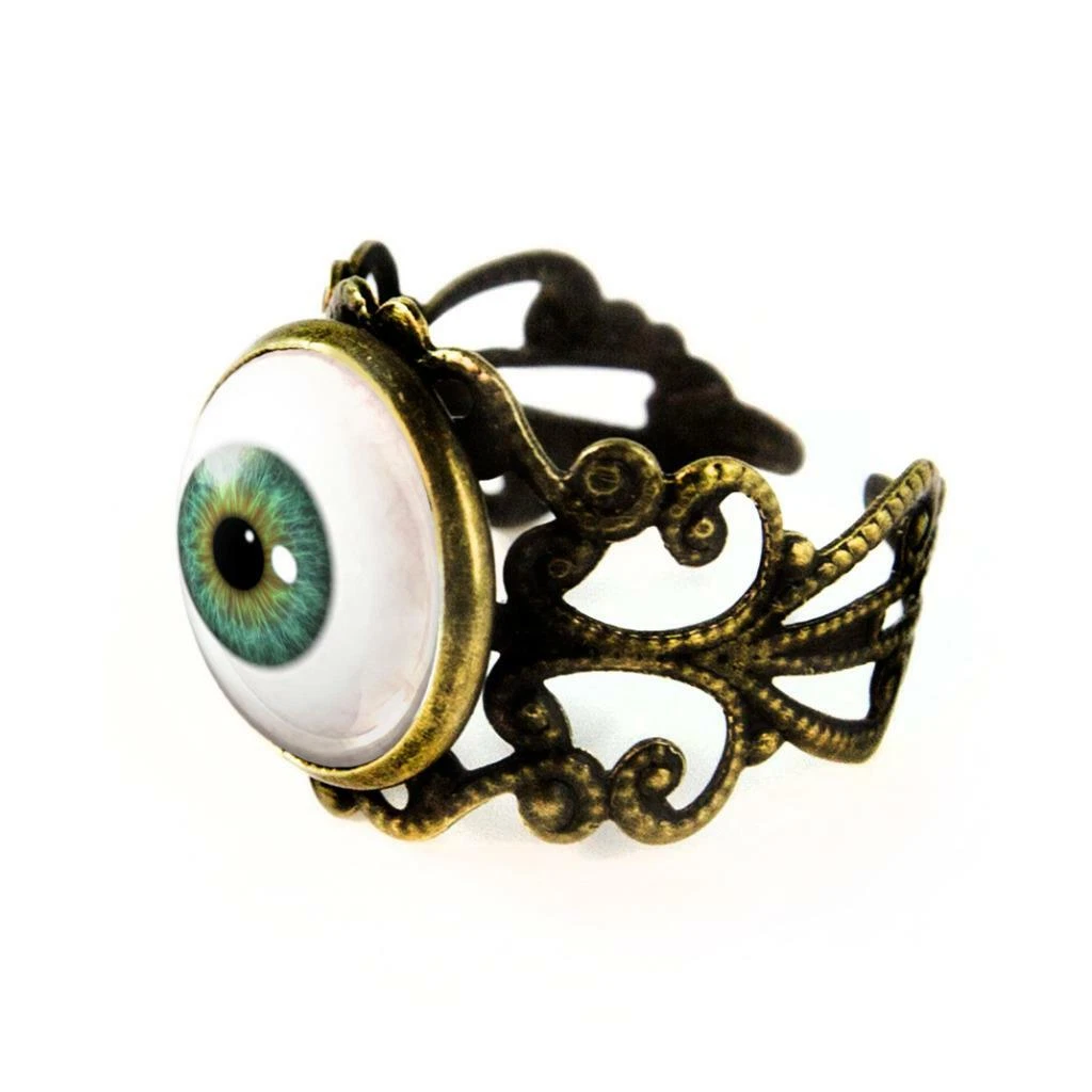 Human on sale eye ring