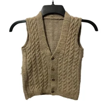 Kids brown vest  13x17