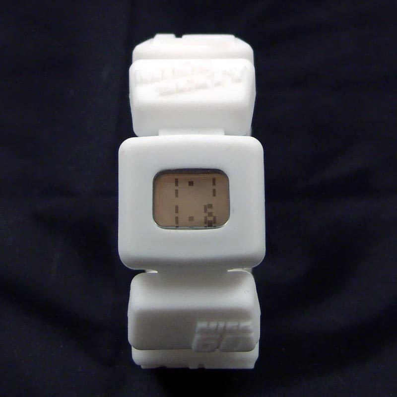New Miss Sixty Holiday Digital Watch for Girl, Silicon Rubber Bracelet, White