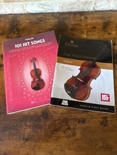   101 Hit Songs  For Violin    The First Lesson   Lesson Book Music Set of 2