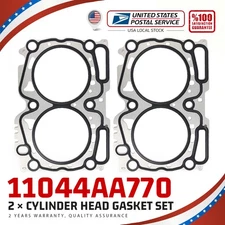 2X 11044AA770 Cylinder Head Gasket Set For SUBARU Forester Impreza WRX Legacy
