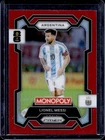 2026 Panini Prizm Monopoly World Cup Lionel Messi Red #1 Argentina