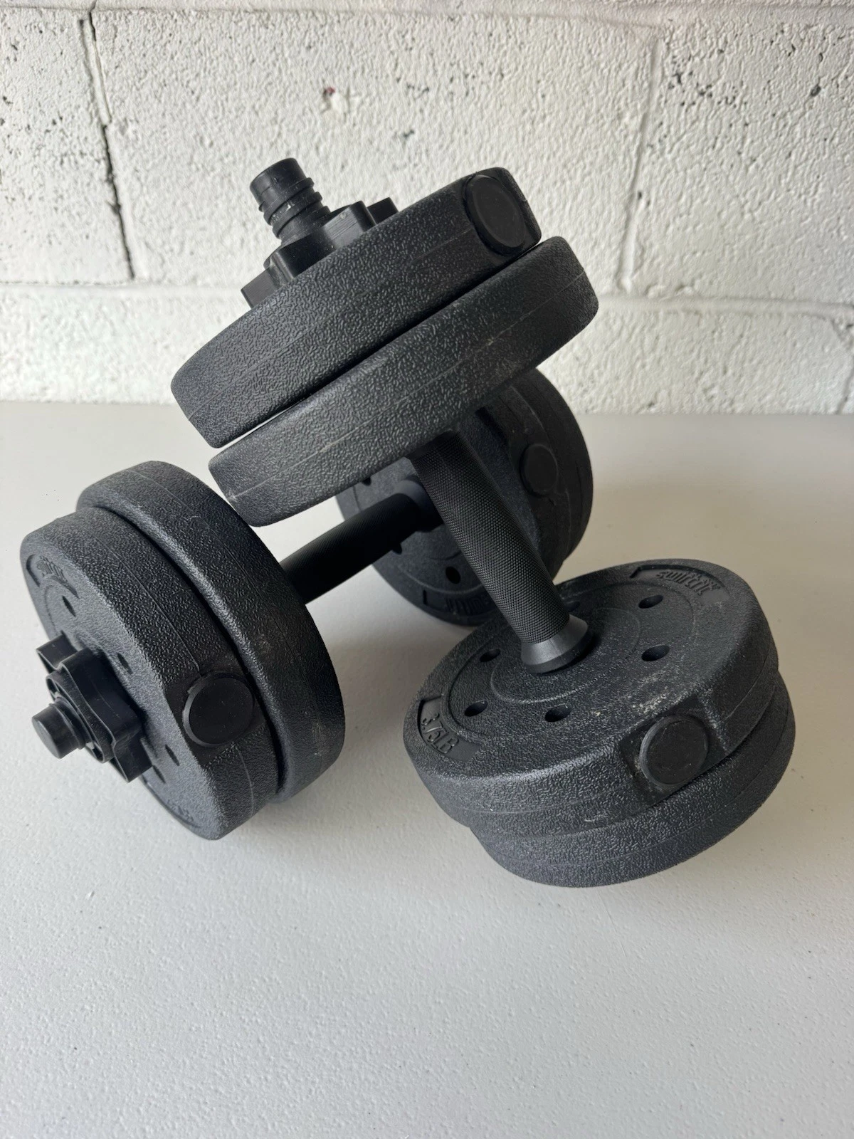SwiftFit Adjustable Dumbbell Set – 2.5 lb & 3.75 lb Plates – Total 20 lb Pair