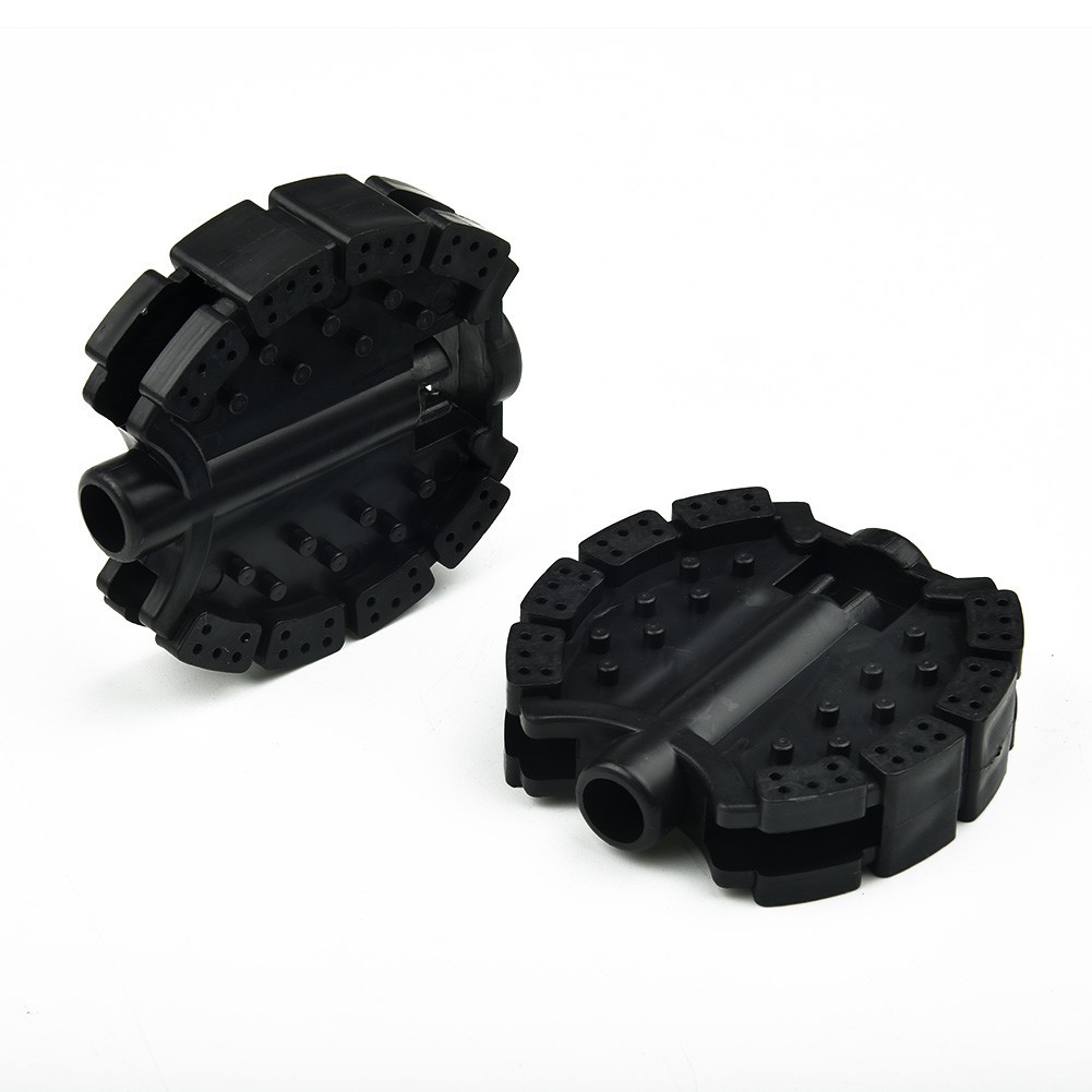 Black Kids Bike Pedals - Durable Childrens Bicycle Spare Parts