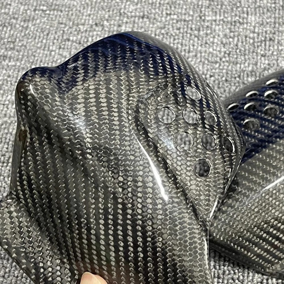 Модифицированная левая правая крышка из углеродного волокна для Triumph Scrambler1200 XC XE - Изображение 2 из 4