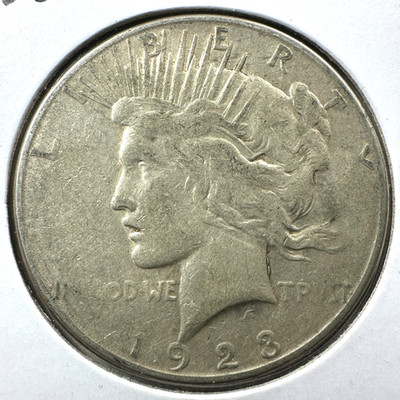 1923-S $1 Silver Peace Dollar (89520)