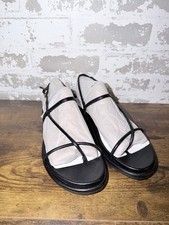 Brand New Dolce Vita Dom Strappy Sandal Shoes - Black - Size 7 120