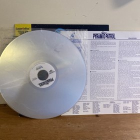 Pyramid Patrol Pioneer LaserActive Sega Mega LD PEASU5001 Laserdisc Taito 1993