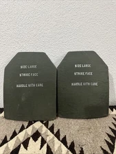 2x 7.62mm APM2 Protection Plates NSN 8470-01-520-7385 Armor Size Large