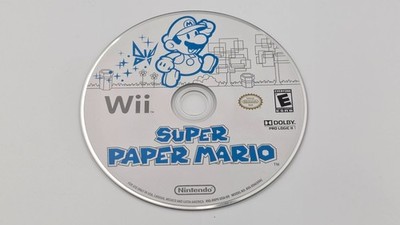 593:  Wii - Super Paper Mario  - Disc Only  -  Nintendo - Tested/Working