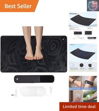 Grounding Mat for Sleep, Energy, Balance, Earth Connected Therapy.Pain and