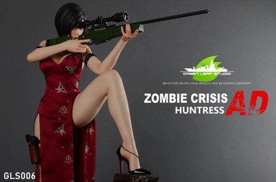 Green Leaf Studio Resident Evil Ada Wong GLS006 Fabric Dress 1/4 Scale Statue