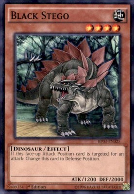 Battle Pack 3: Monster League #BP03-EN025 Black Stego (Shatterfoil)