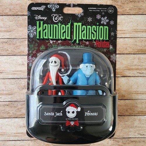 Disney Haunted Mansion Nightmare Before Christmas Jack & Phineas Super 7 personaggi - Foto 1 di 3