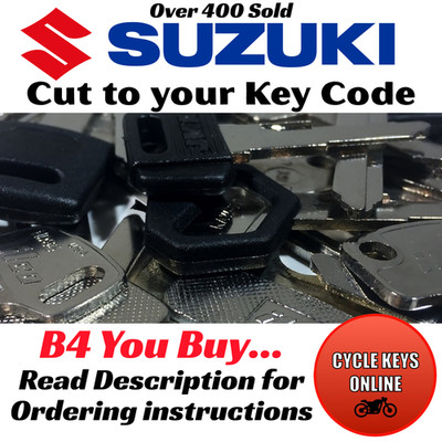 Suzuki ATV Keys Cut to Code Key READ DESCRIPTION B4 YOU BUY 