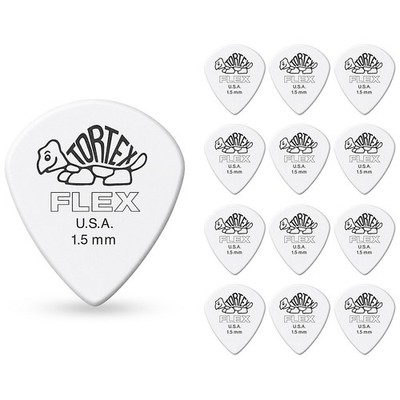 Dunlop 468 Tortex Flex Jazz III 1.5 mm 12 Pack