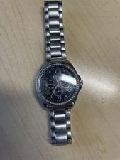 Versace Versus Men’s Watch Chronograph Stainless Steel Wristwatch New Battery