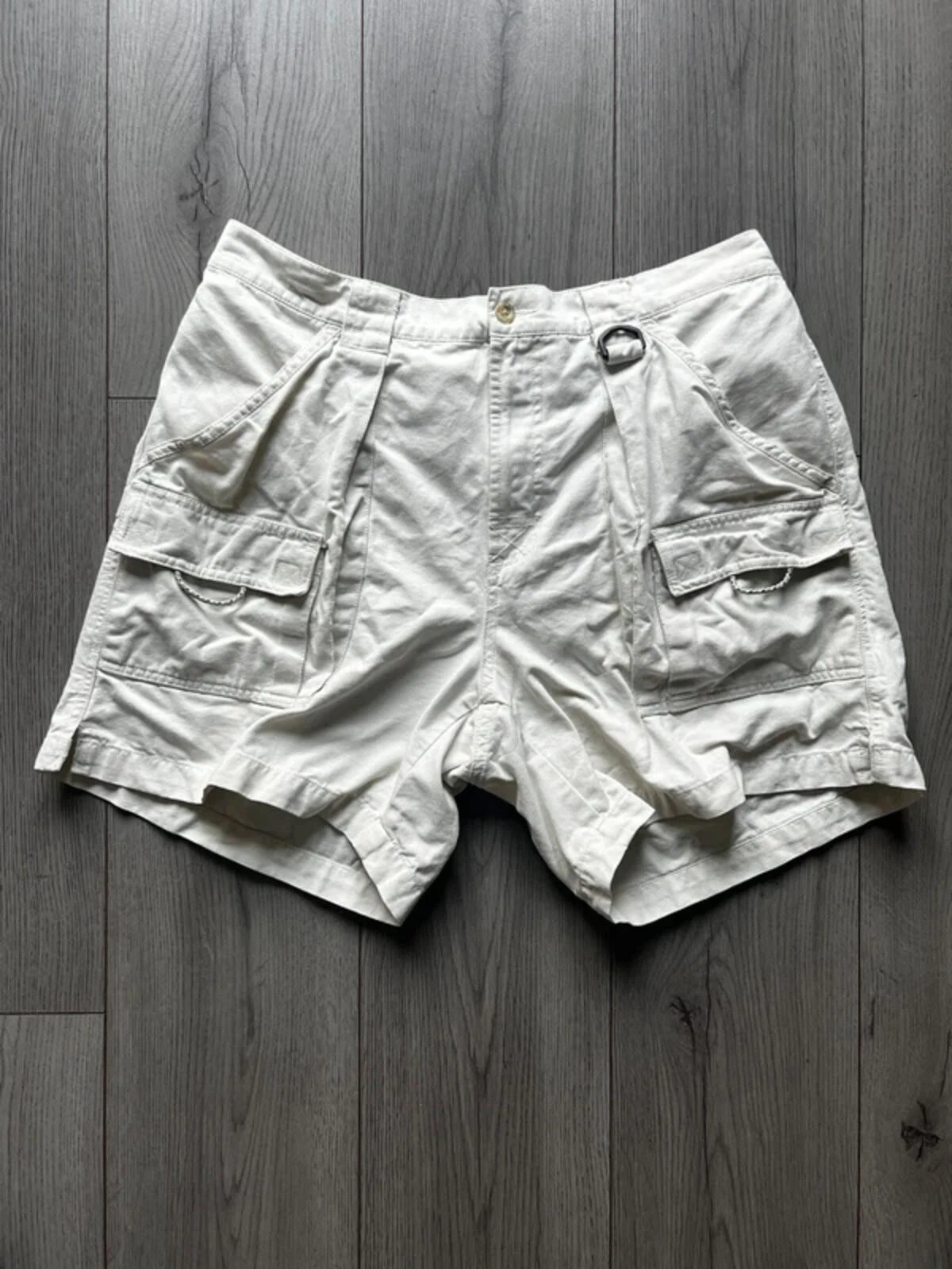Vintage Columbia Cargo Shorts Mens Large 34W Performance Fishing Gear