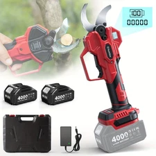 Taskstar 40Mm 1.6 Inch Cordless Pruning Shears Electric Pruner 2x4000mah Battery