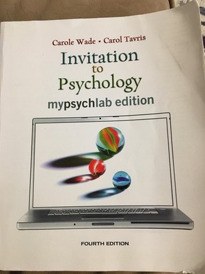 Invitation to Psychology: Mypsychlab Edition - Wade, Carole|Tavris, Carol - ...