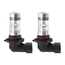 2X(2X 6000K Super White H10 9045 9145 9140 100W 1200LM LED Fog Light Bulb9301
