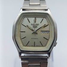 Vintage Seiko 5 6309-8800 Automatic 17 Jewels Day Date Japan Watch
