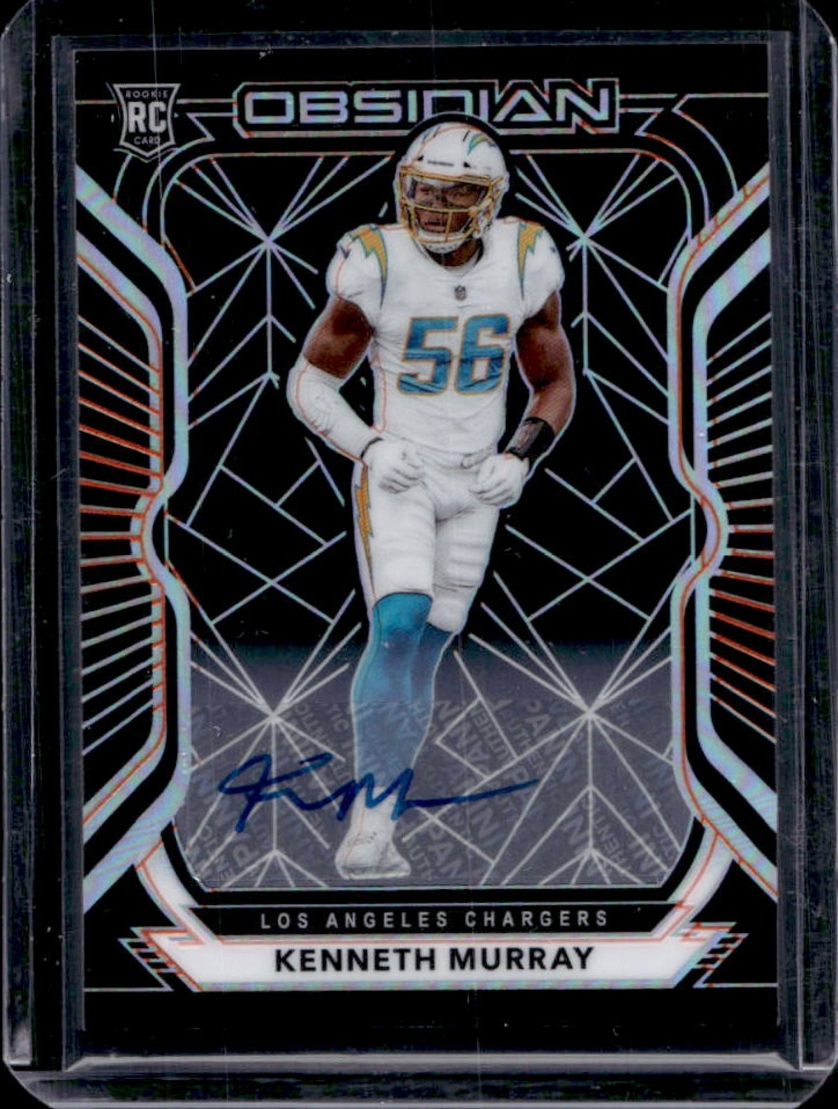 Kenneth Murray Panini Obsidian #157 Autograph-Electric Etch Orange
