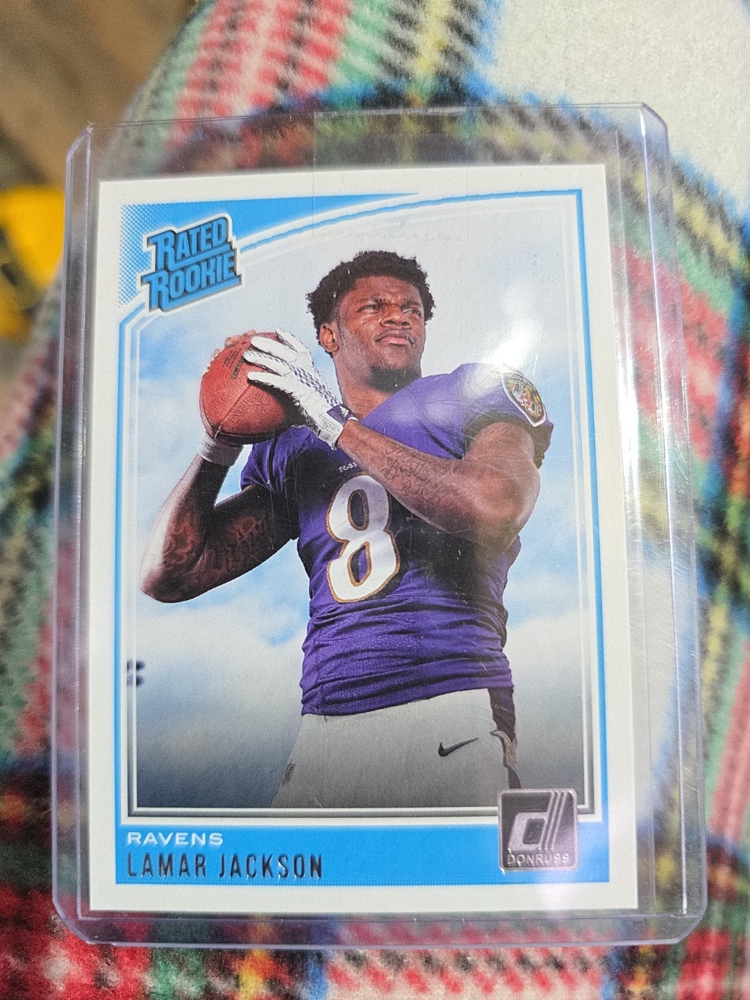 2018 Panini Donruss - Rated Rookie Lamar Jackson #317 (RC)