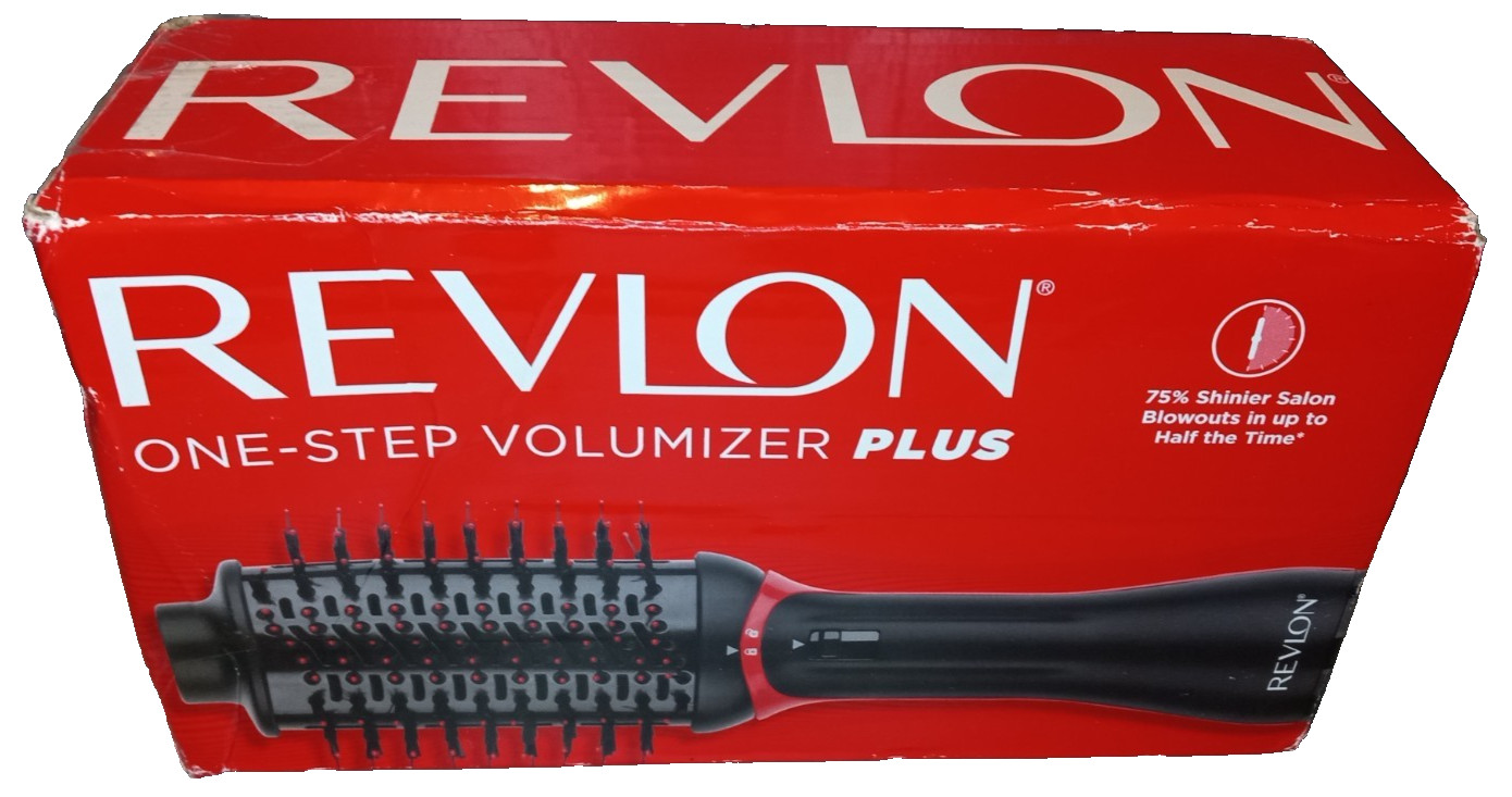 Revlon One-Step Volumizer PLUS Hot Air Brush - Black/Red