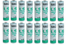 16 Batterie STILO AA Lithium litio SAFT LS14500 3,6V Li-SoCl2 2600 mAh