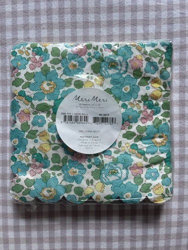 Meri Meri for Liberty London Floral Print Paper Plates Set + Napkins Bundle - Picture 4 of 8